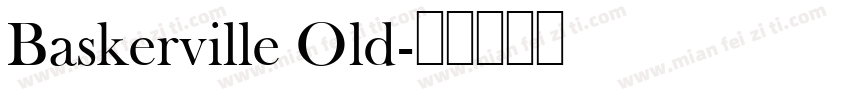 Baskerville Old字体转换